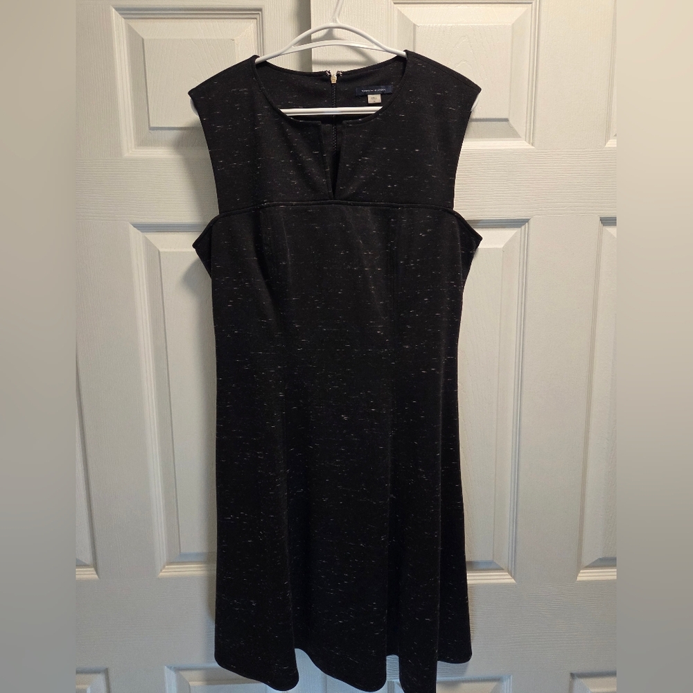 (5/$25) Tommy Hilfiger Black Charcoal Dress - Size 10 Excellent Condition